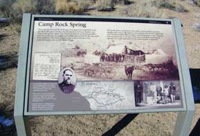 Camp Rock Springs. The Mojave Road.