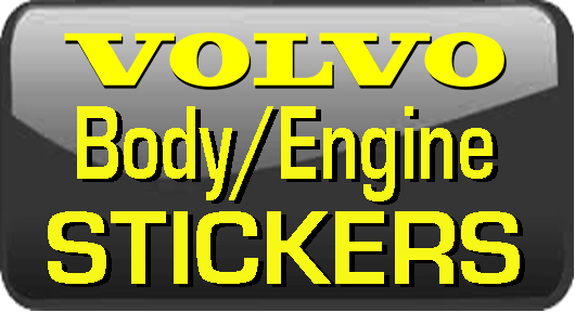 Volvo Underhood, Body and Chassis Sticker and Labels