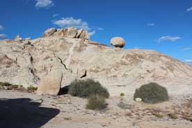 Balancing Rock. The Mojave Road.